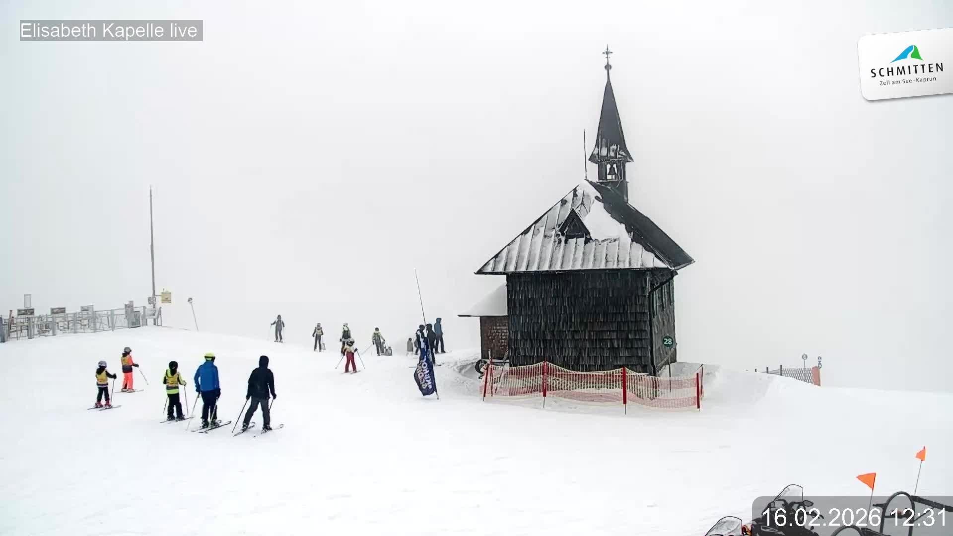 Archiv Foto Webcam Aussicht auf die Schmitten Kapelle