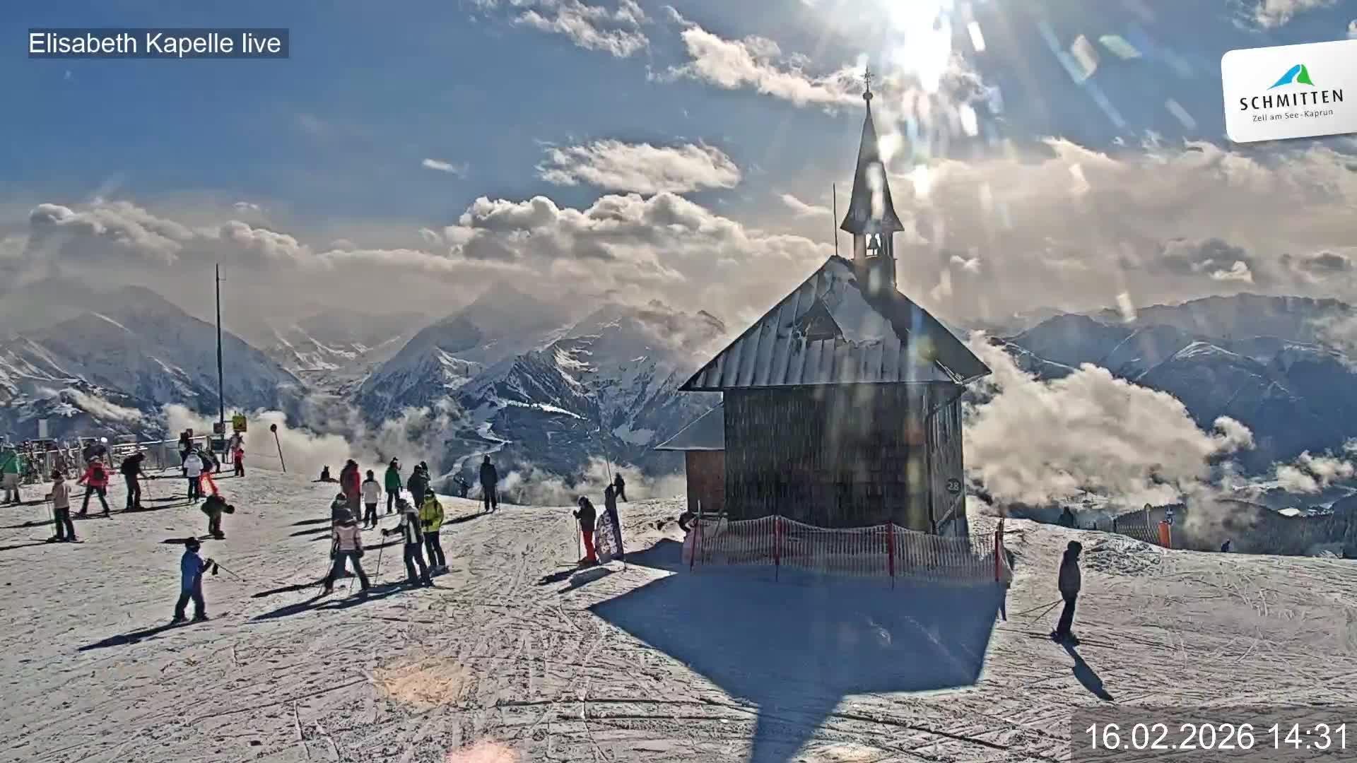 Archiv Foto Webcam Aussicht auf die Schmitten Kapelle