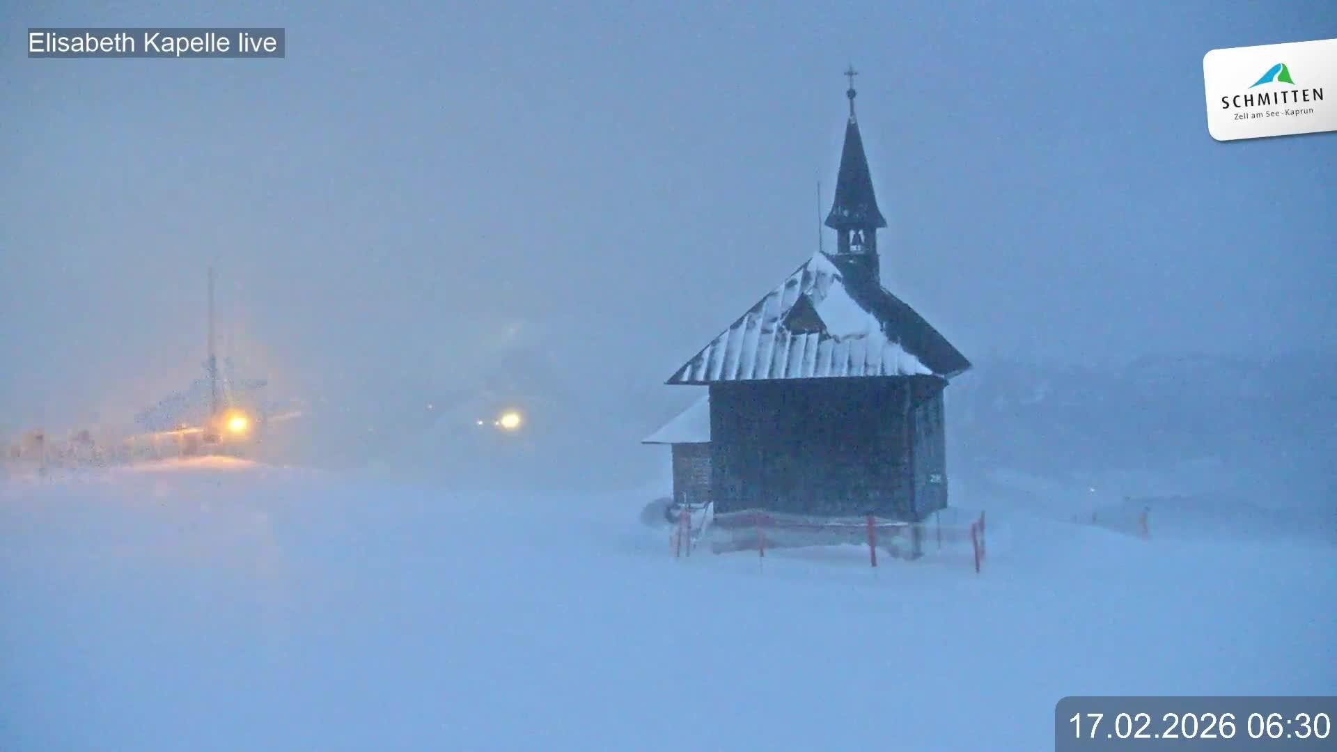 Archiv Foto Webcam Aussicht auf die Schmitten Kapelle