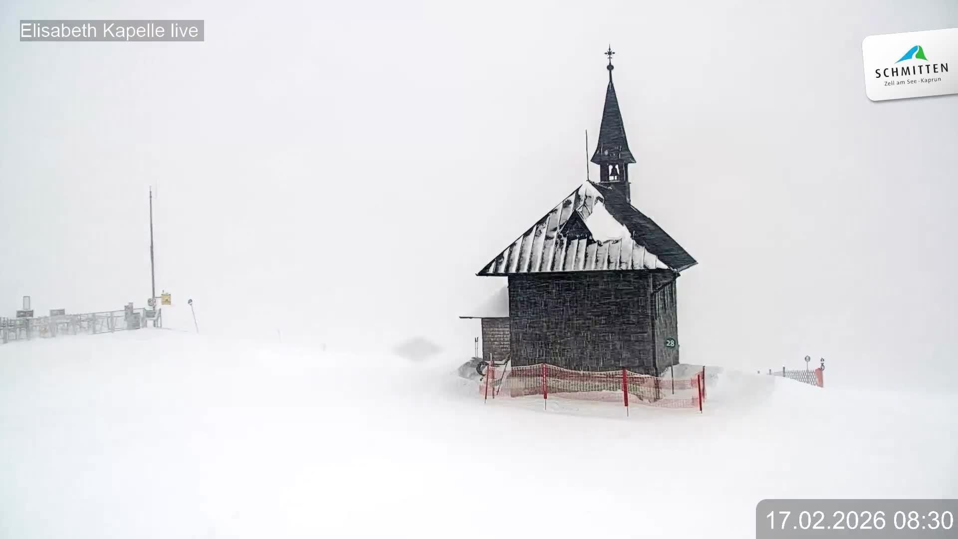 Archiv Foto Webcam Aussicht auf die Schmitten Kapelle