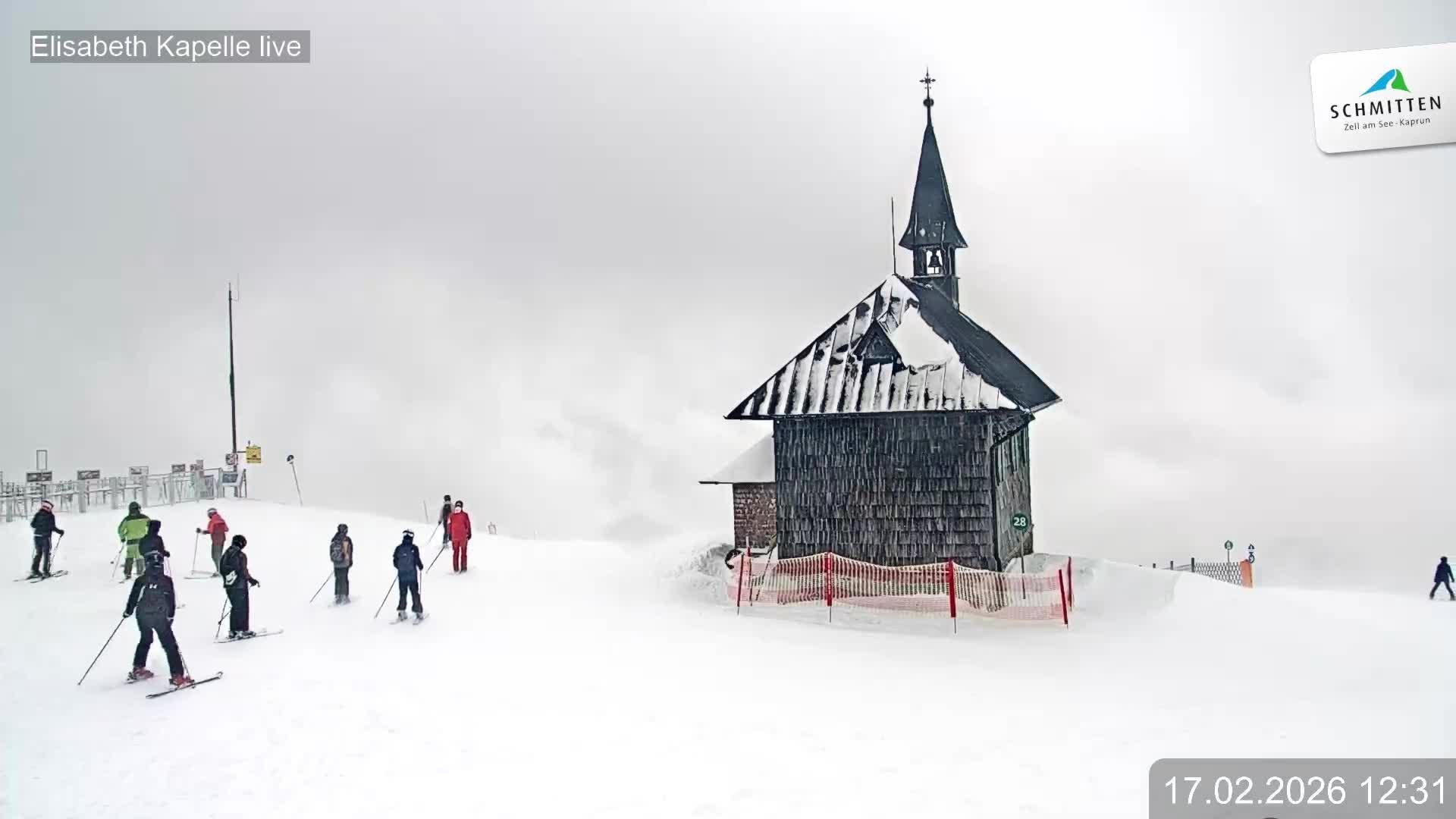 Archiv Foto Webcam Aussicht auf die Schmitten Kapelle
