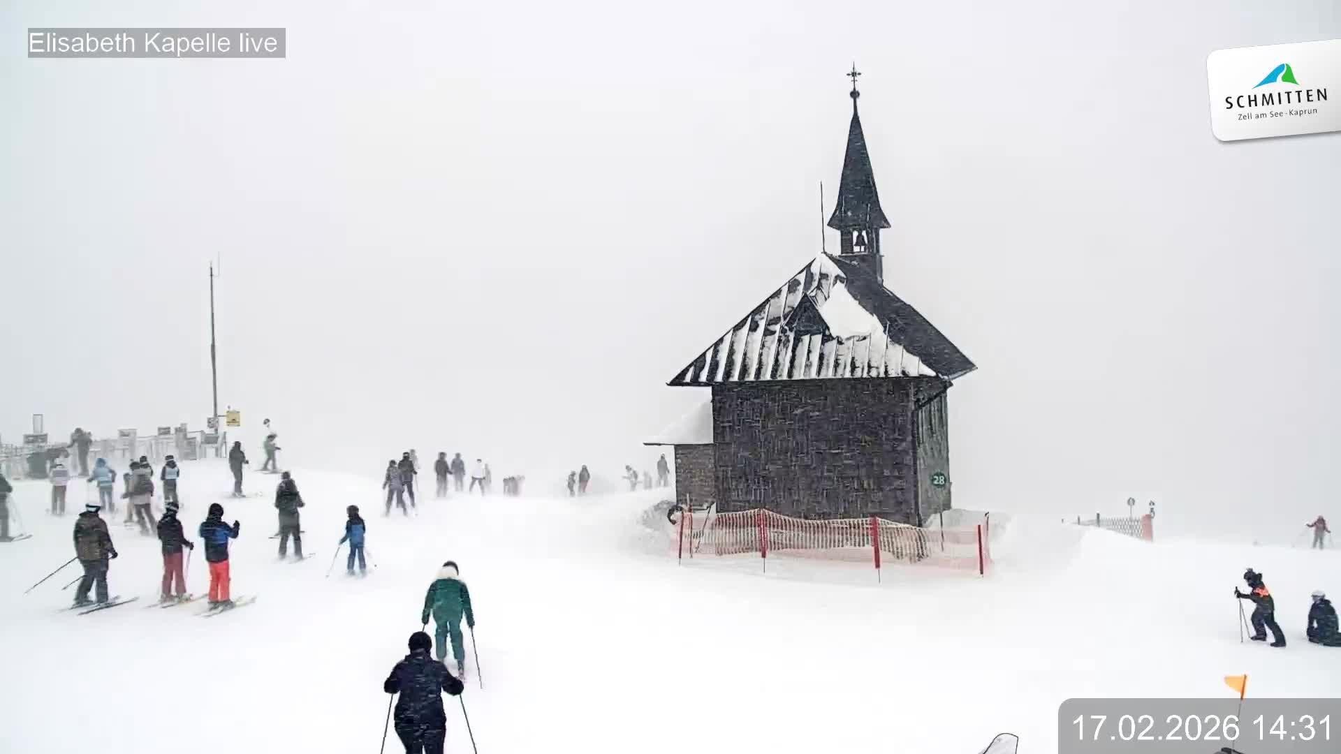 Archiv Foto Webcam Aussicht auf die Schmitten Kapelle