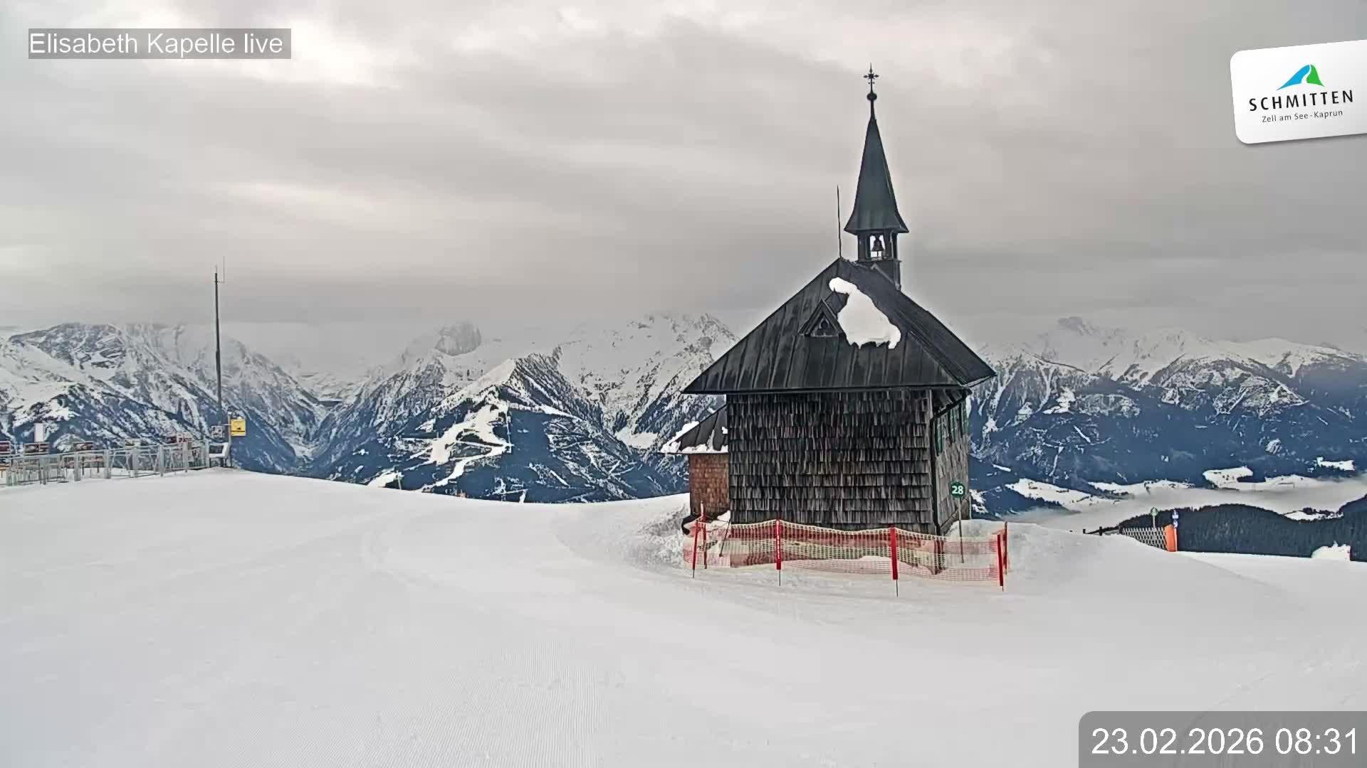 Archiv Foto Webcam Aussicht auf die Schmitten Kapelle
