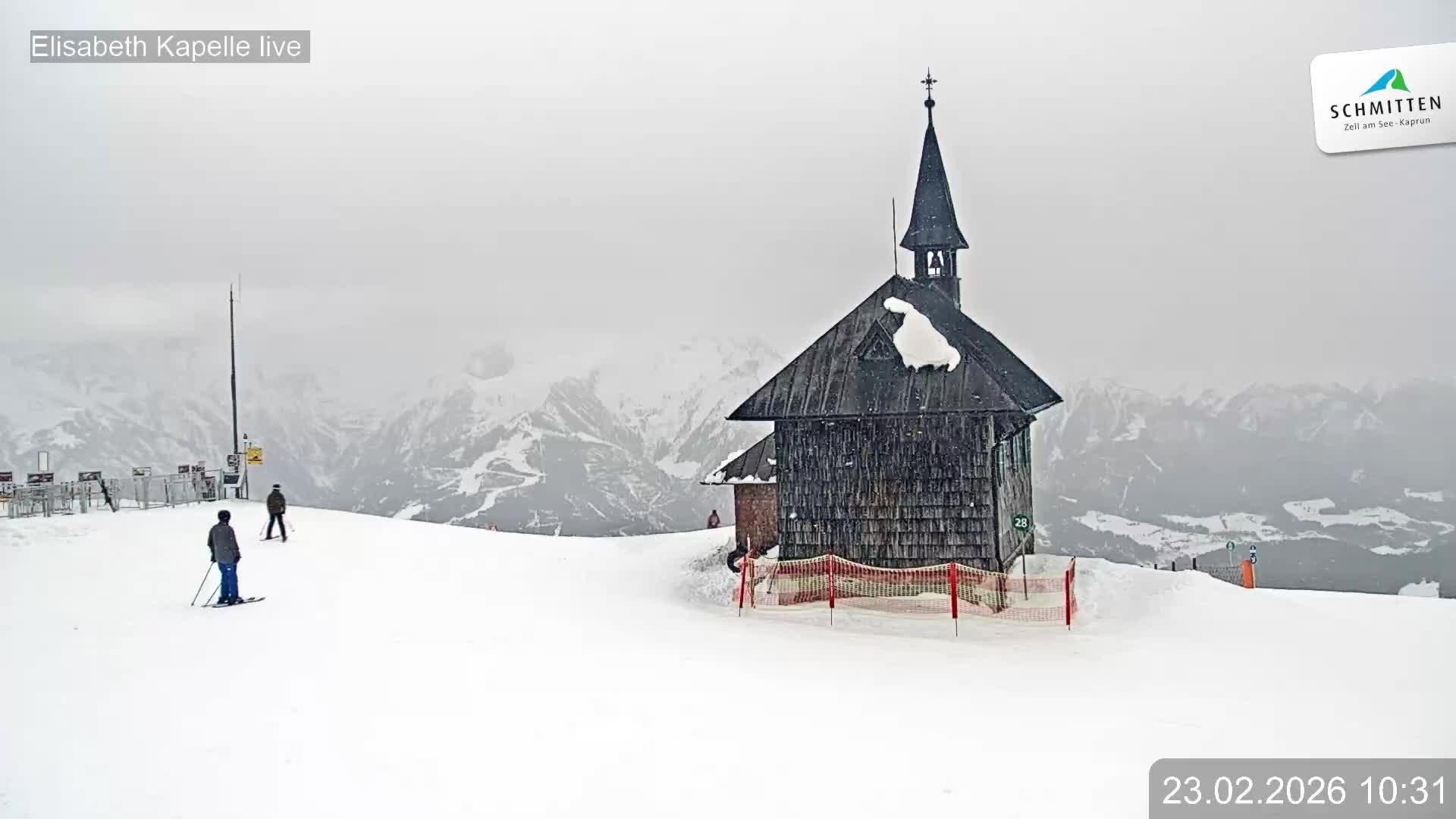 Archiv Foto Webcam Aussicht auf die Schmitten Kapelle