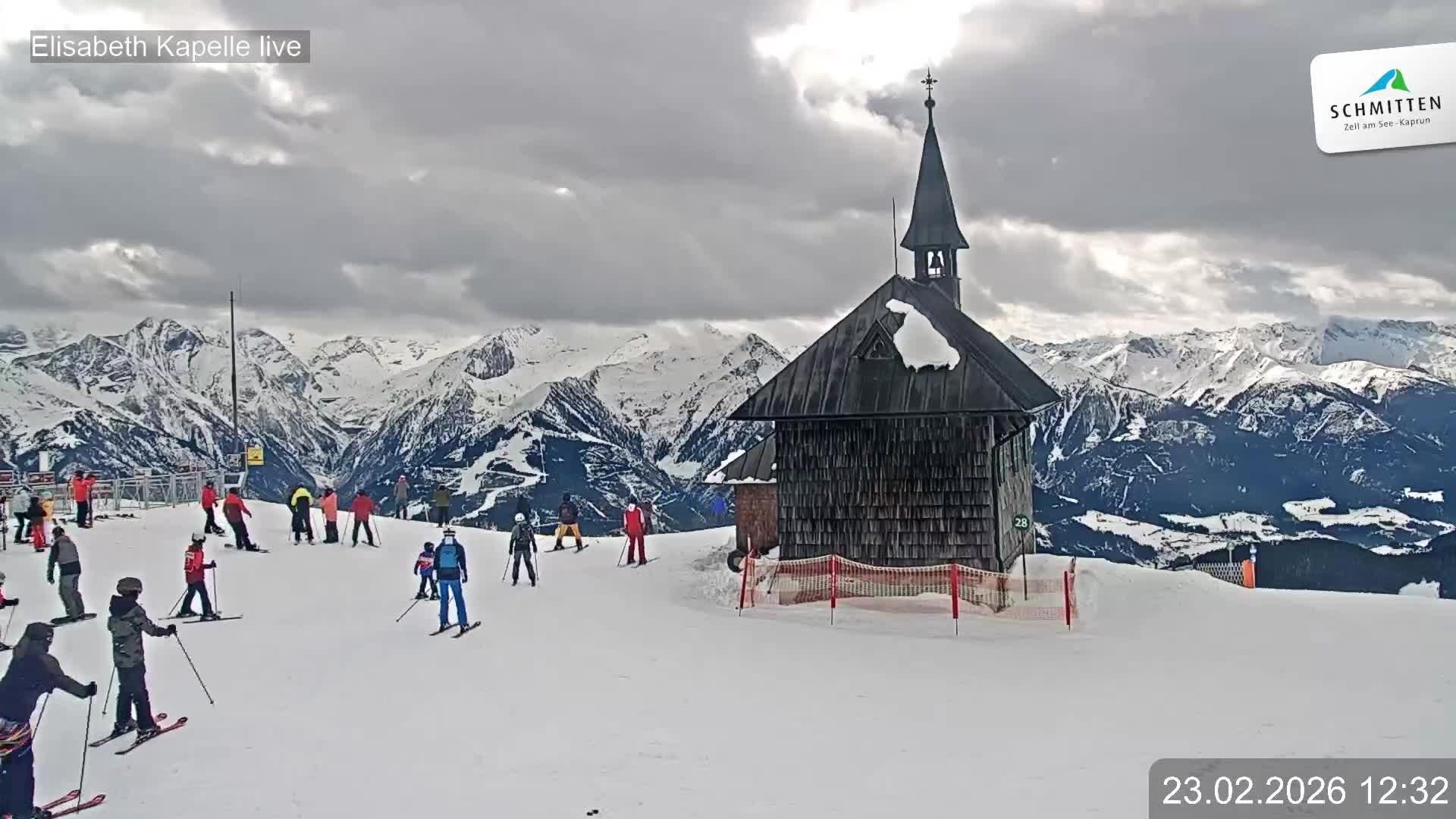 Archiv Foto Webcam Aussicht auf die Schmitten Kapelle