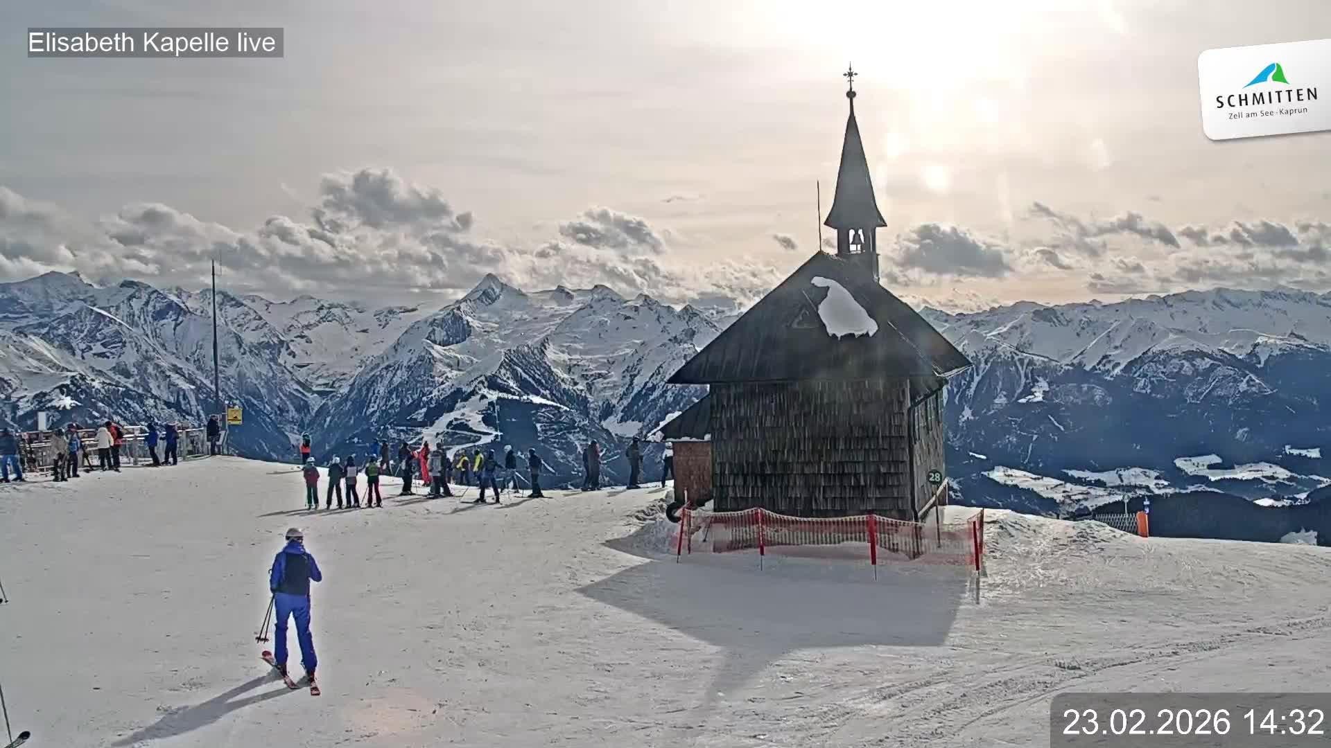 Archiv Foto Webcam Aussicht auf die Schmitten Kapelle