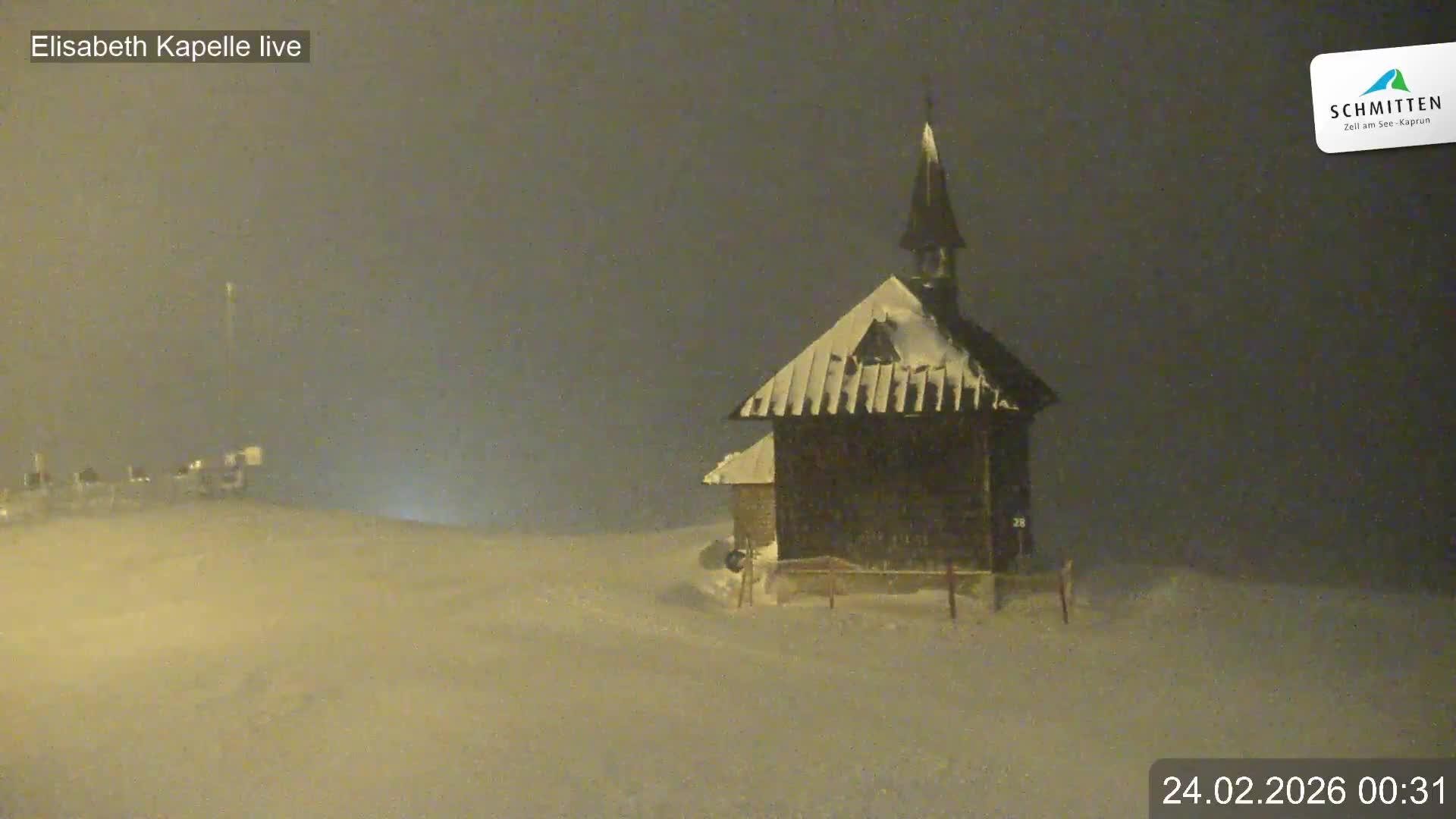 Archived image Webcam View Chapel Schmitten