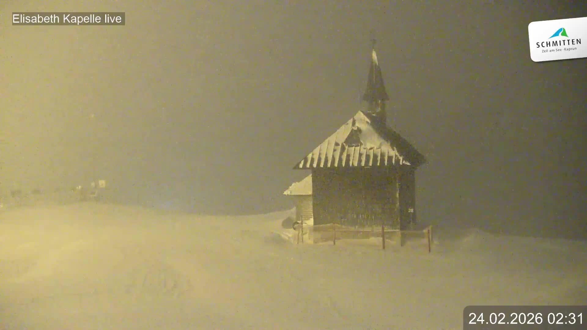 Archived image Webcam View Chapel Schmitten