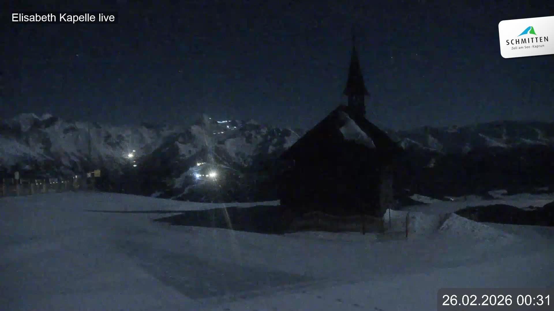 Archived image Webcam View Chapel Schmitten