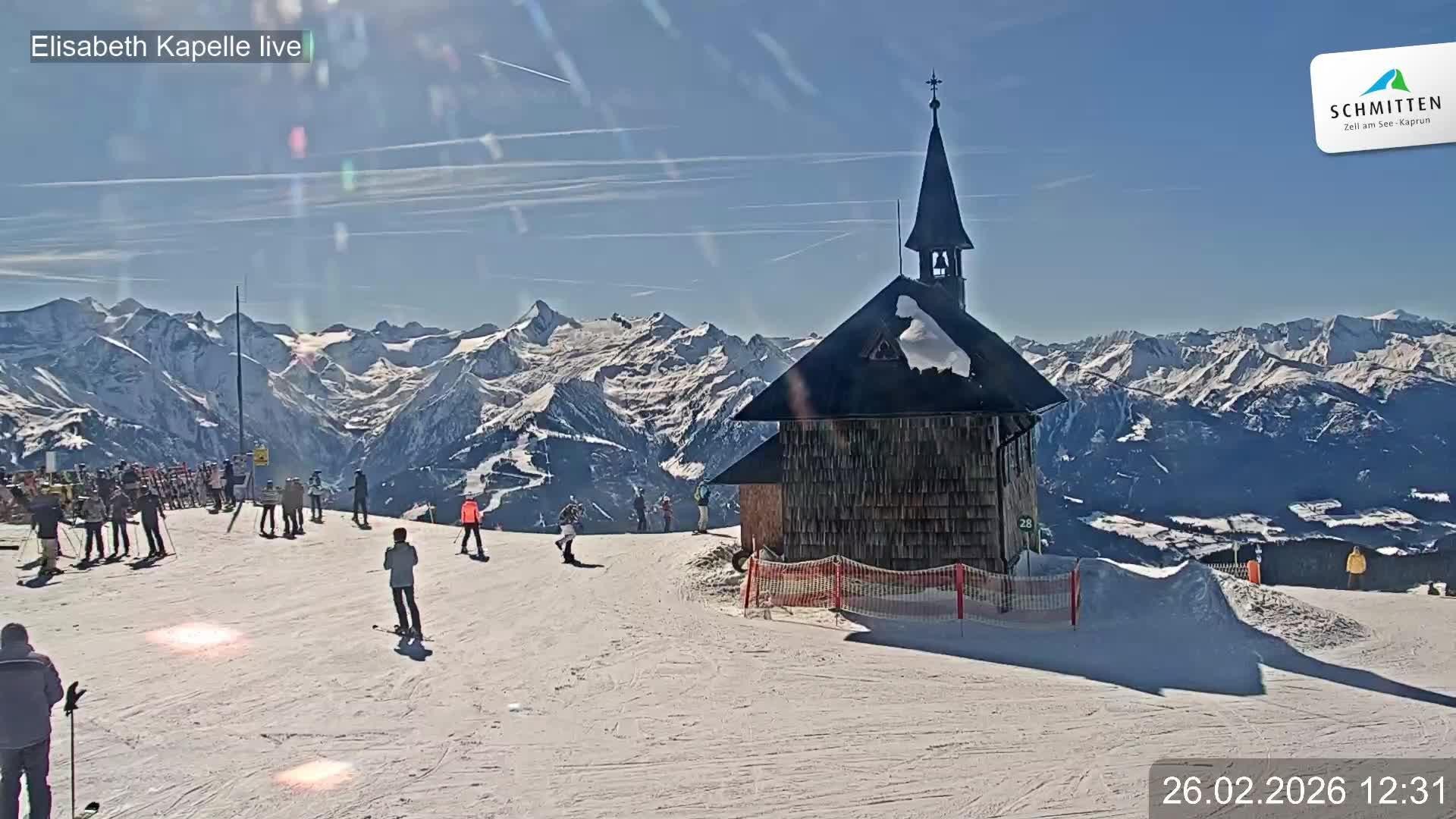 Archived image Webcam View Chapel Schmitten