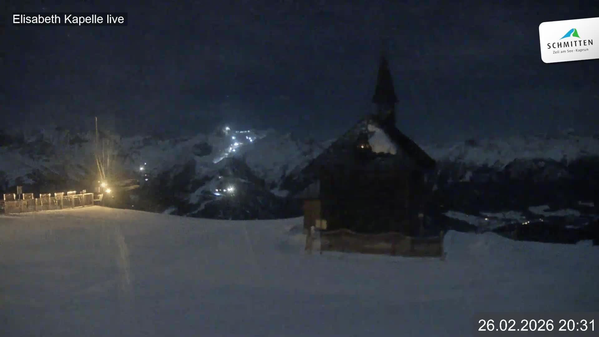 Archived image Webcam View Chapel Schmitten