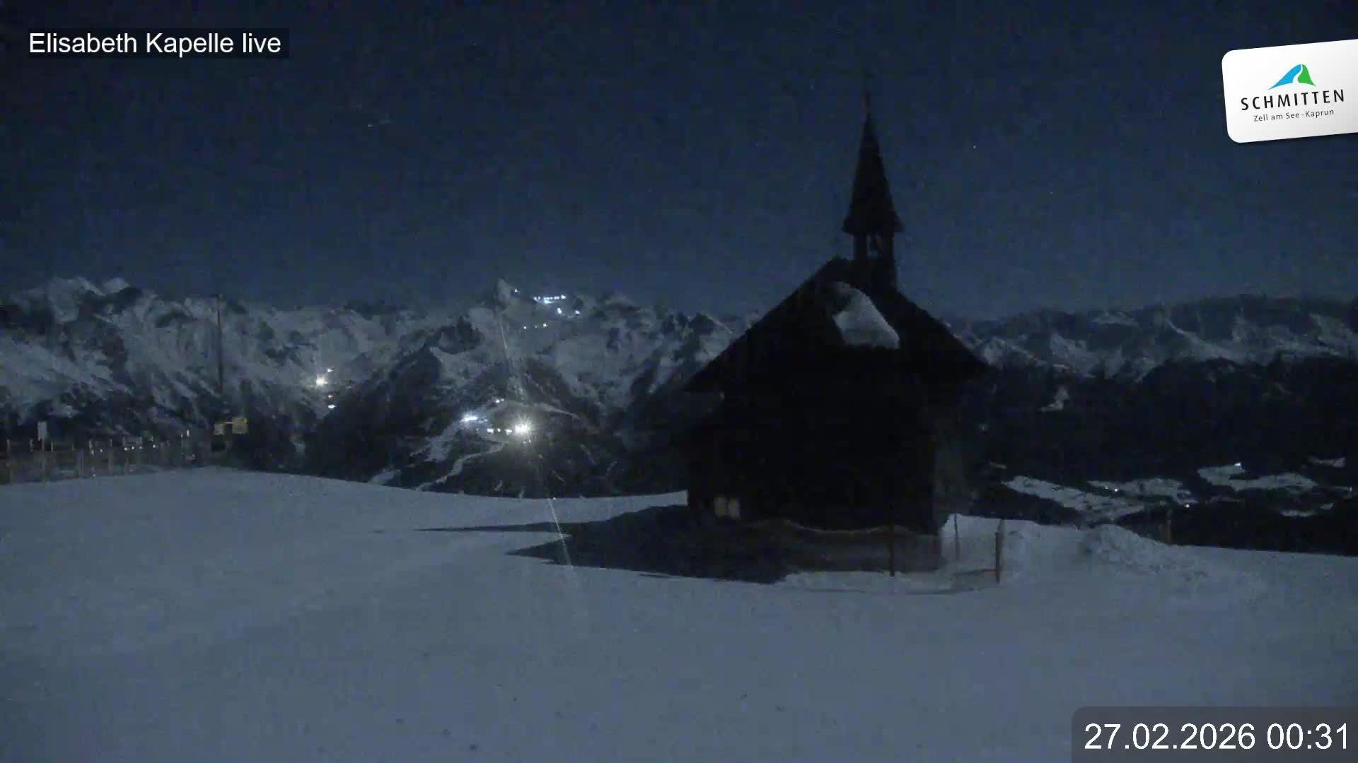 Archiv Foto Webcam Aussicht auf die Schmitten Kapelle