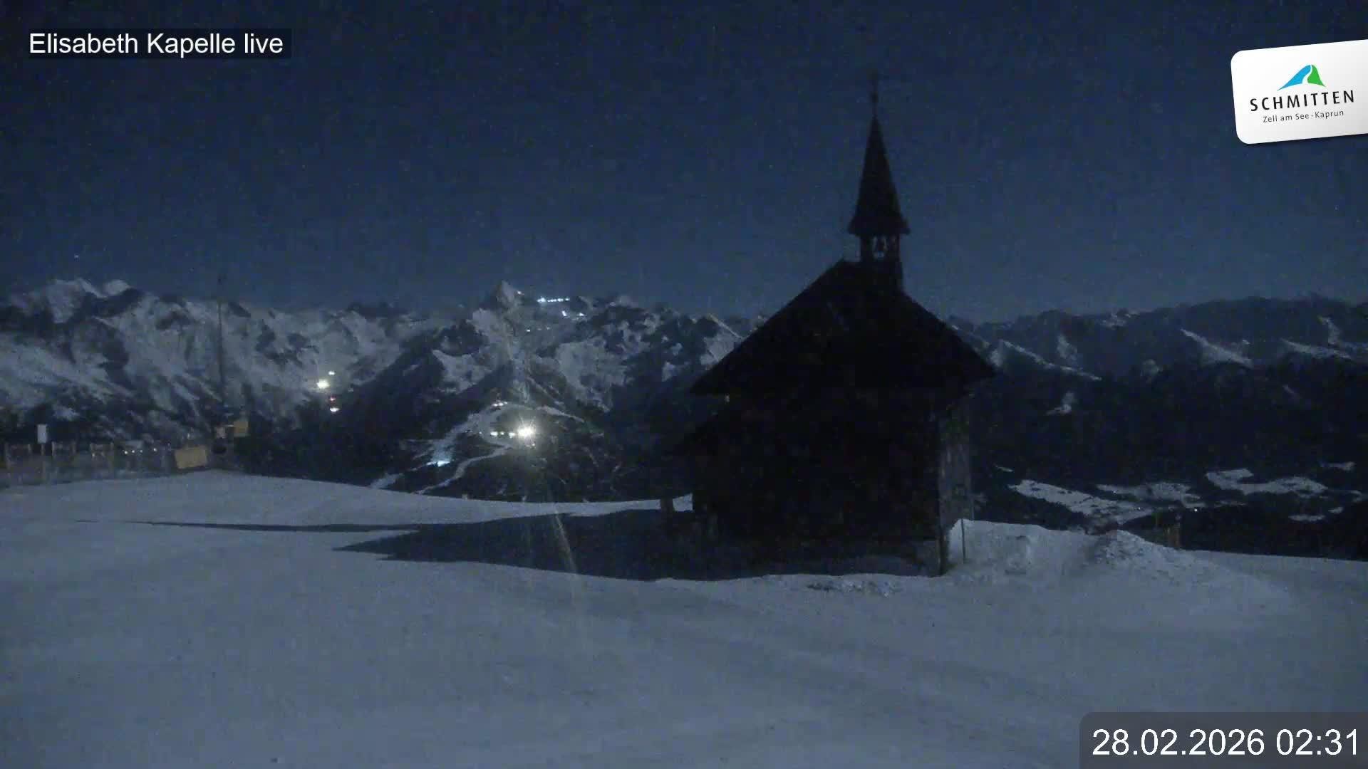 Archived image Webcam View Chapel Schmitten