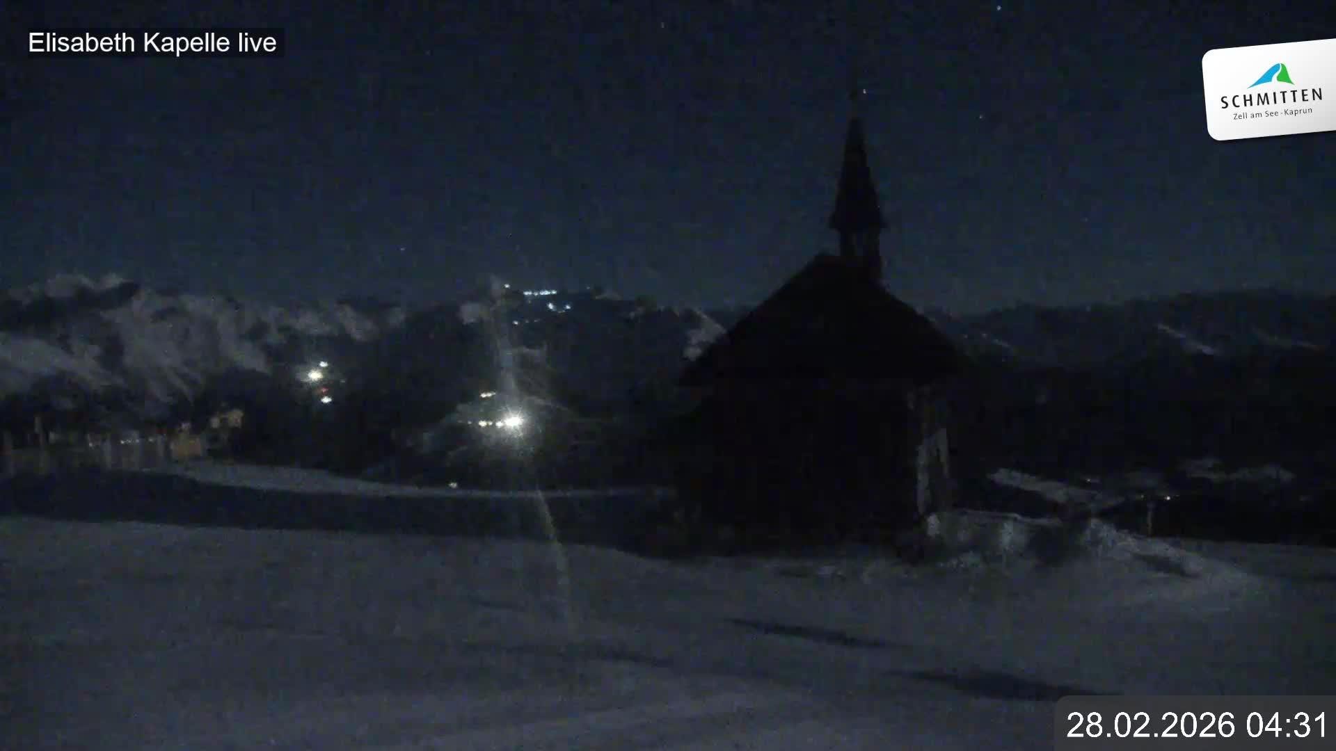 Archived image Webcam View Chapel Schmitten