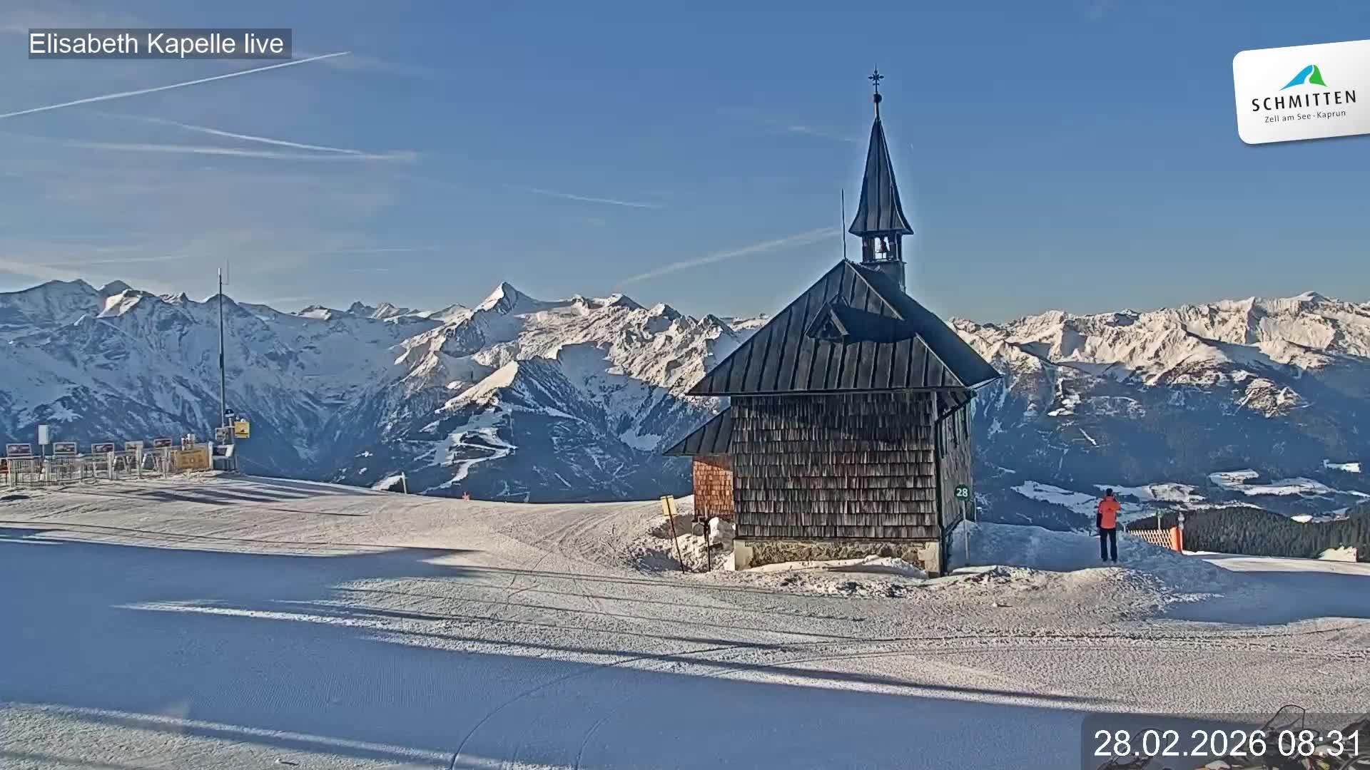 Archived image Webcam View Chapel Schmitten