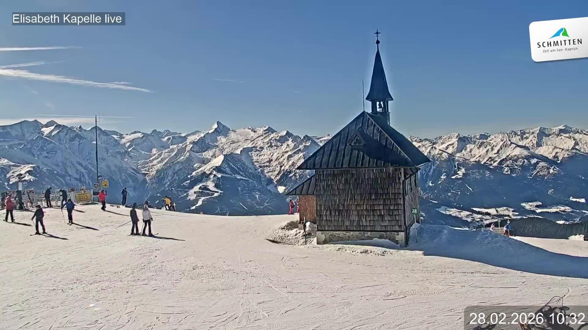 Archived image Webcam View Chapel Schmitten