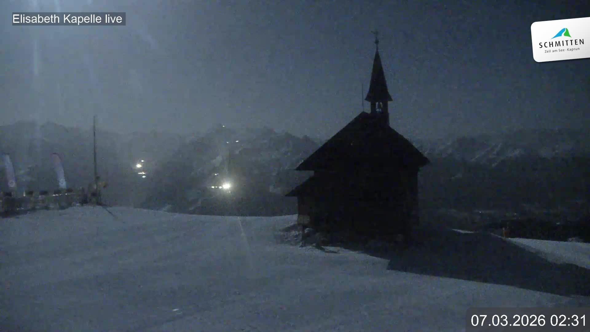 Archived image Webcam View Chapel Schmitten