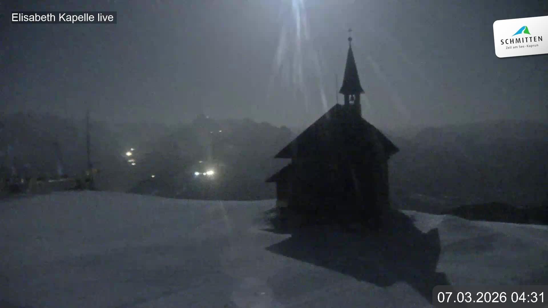 Archived image Webcam View Chapel Schmitten