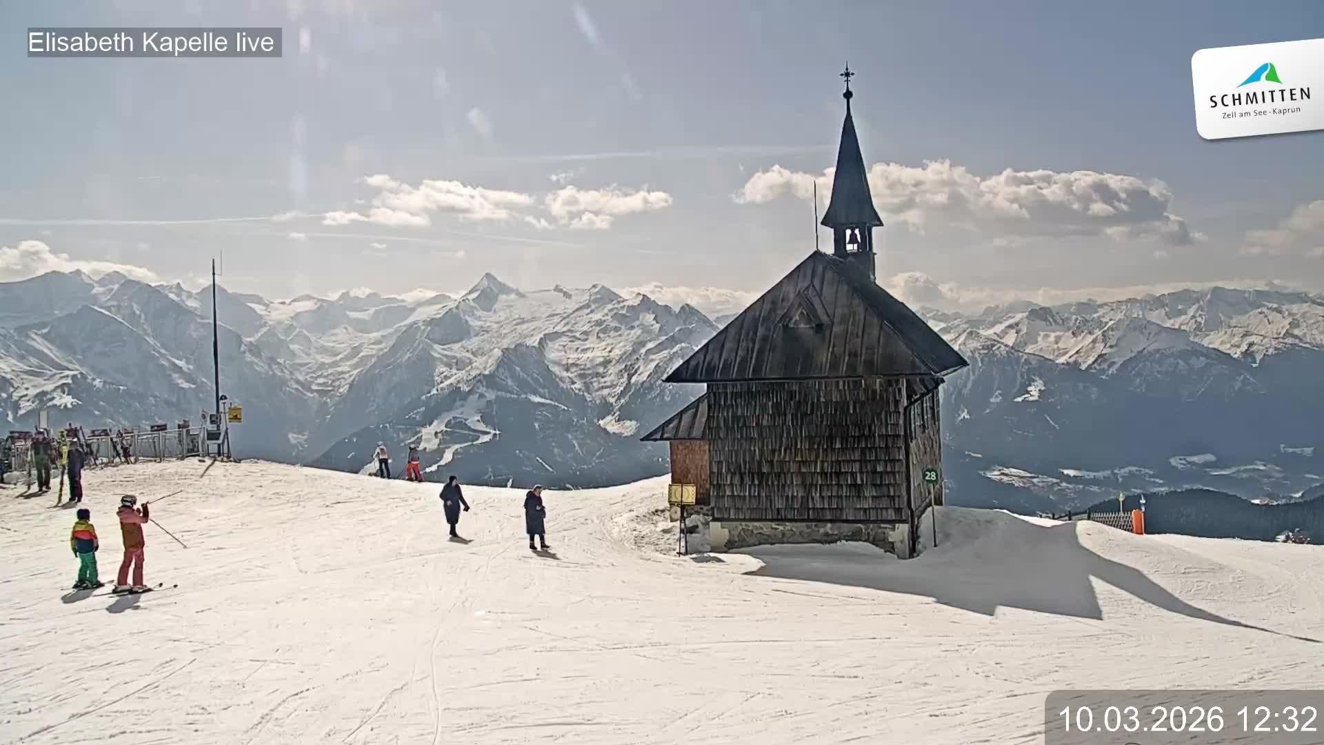 Archiv Foto Webcam Aussicht auf die Schmitten Kapelle