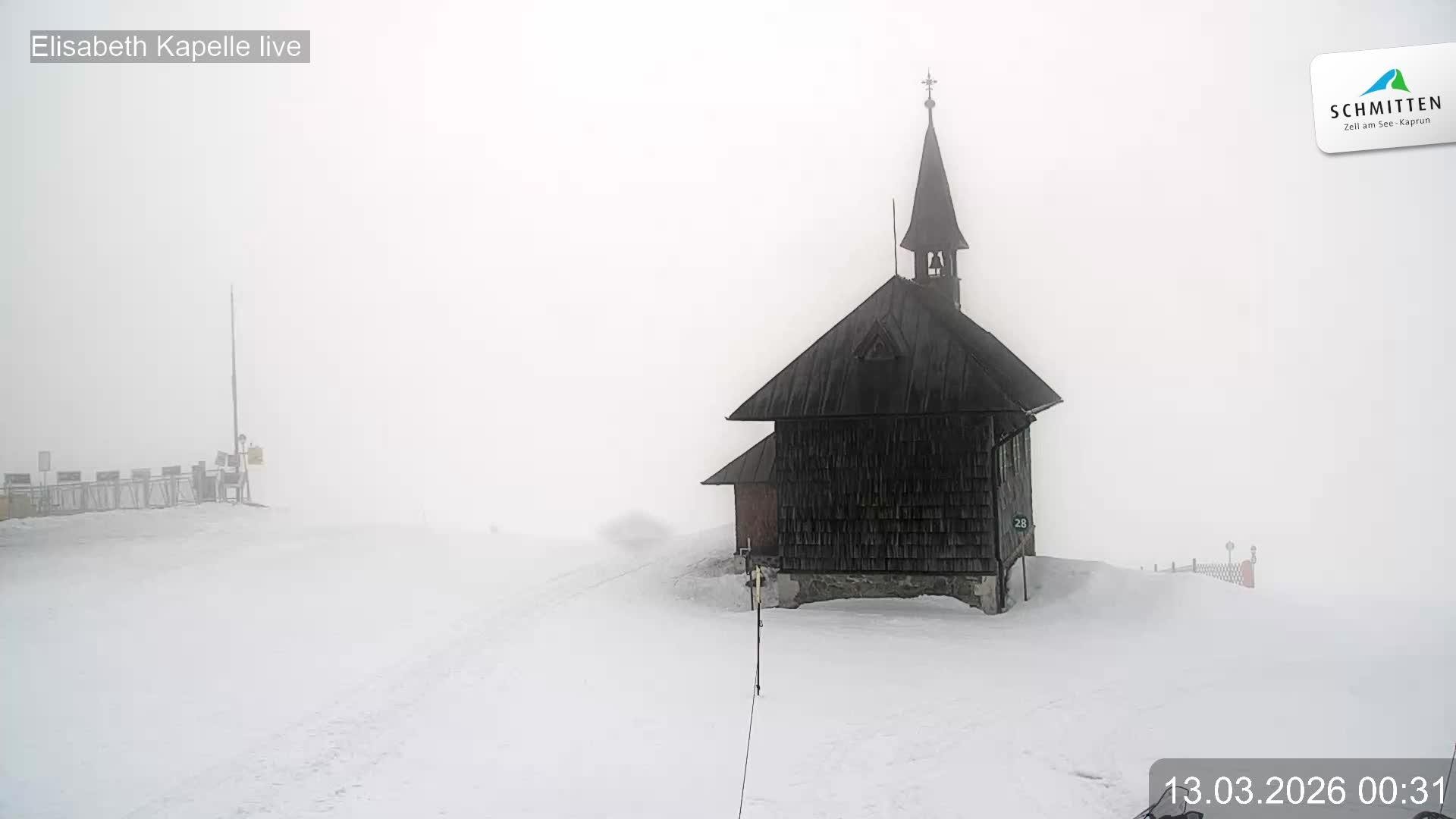 Archiv Foto Webcam Aussicht auf die Schmitten Kapelle