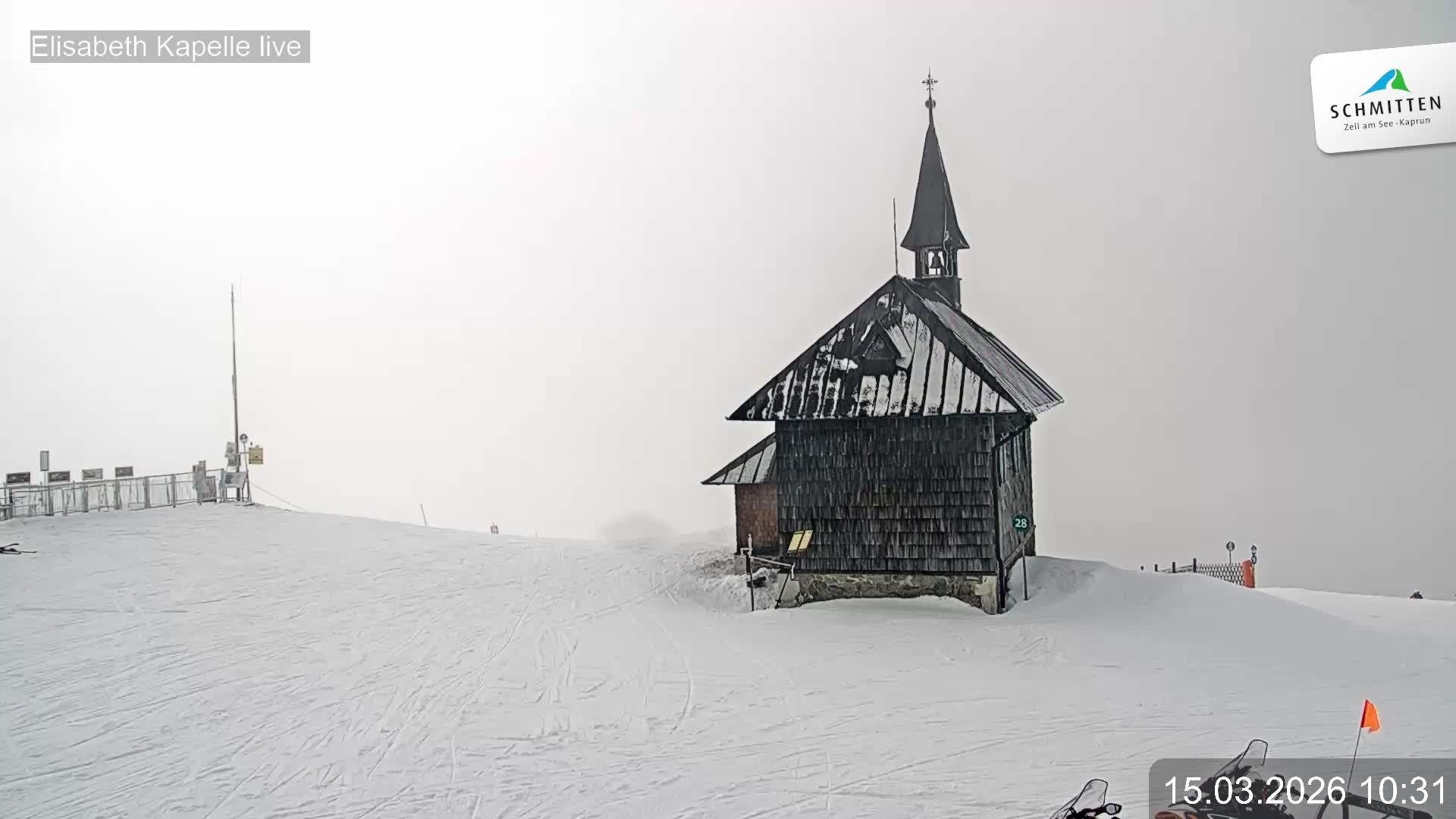 Archiv Foto Webcam Aussicht auf die Schmitten Kapelle