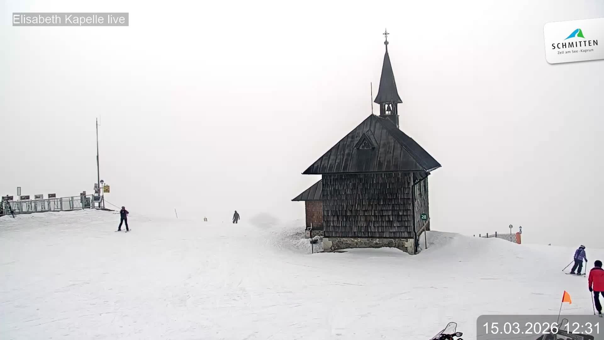 Archiv Foto Webcam Aussicht auf die Schmitten Kapelle