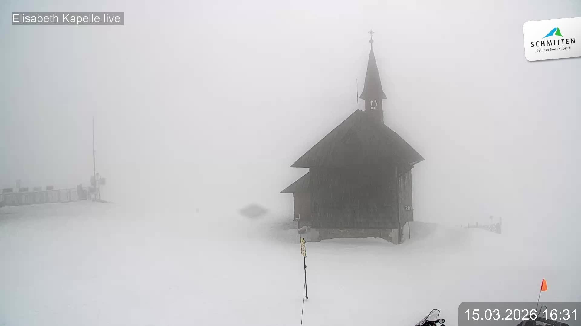 Archiv Foto Webcam Aussicht auf die Schmitten Kapelle