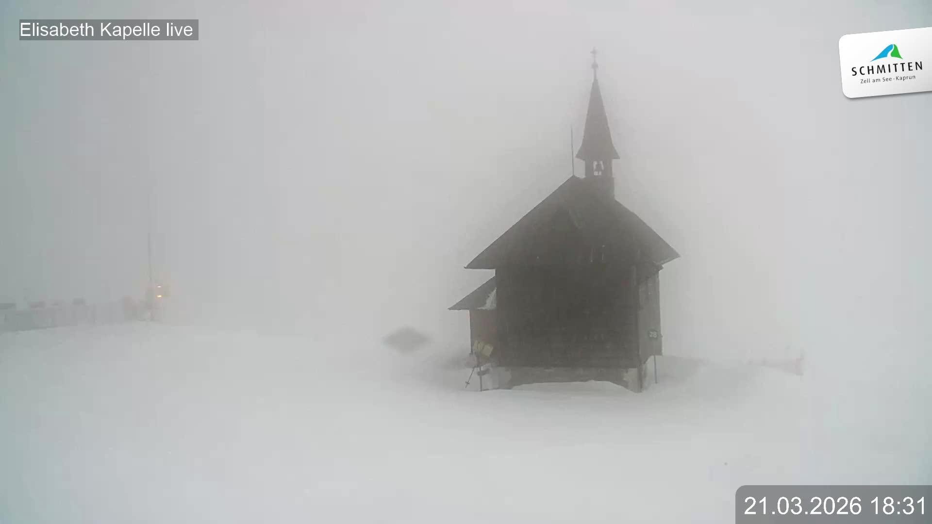Archiv Foto Webcam Aussicht auf die Schmitten Kapelle