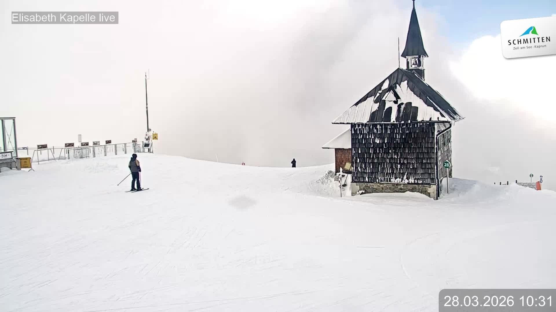 Archiv Foto Webcam Aussicht auf die Schmitten Kapelle