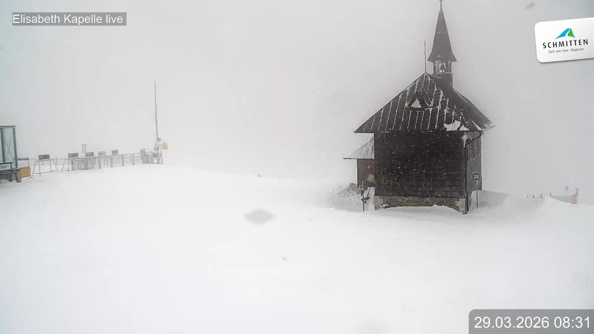 Archived image Webcam View Chapel Schmitten