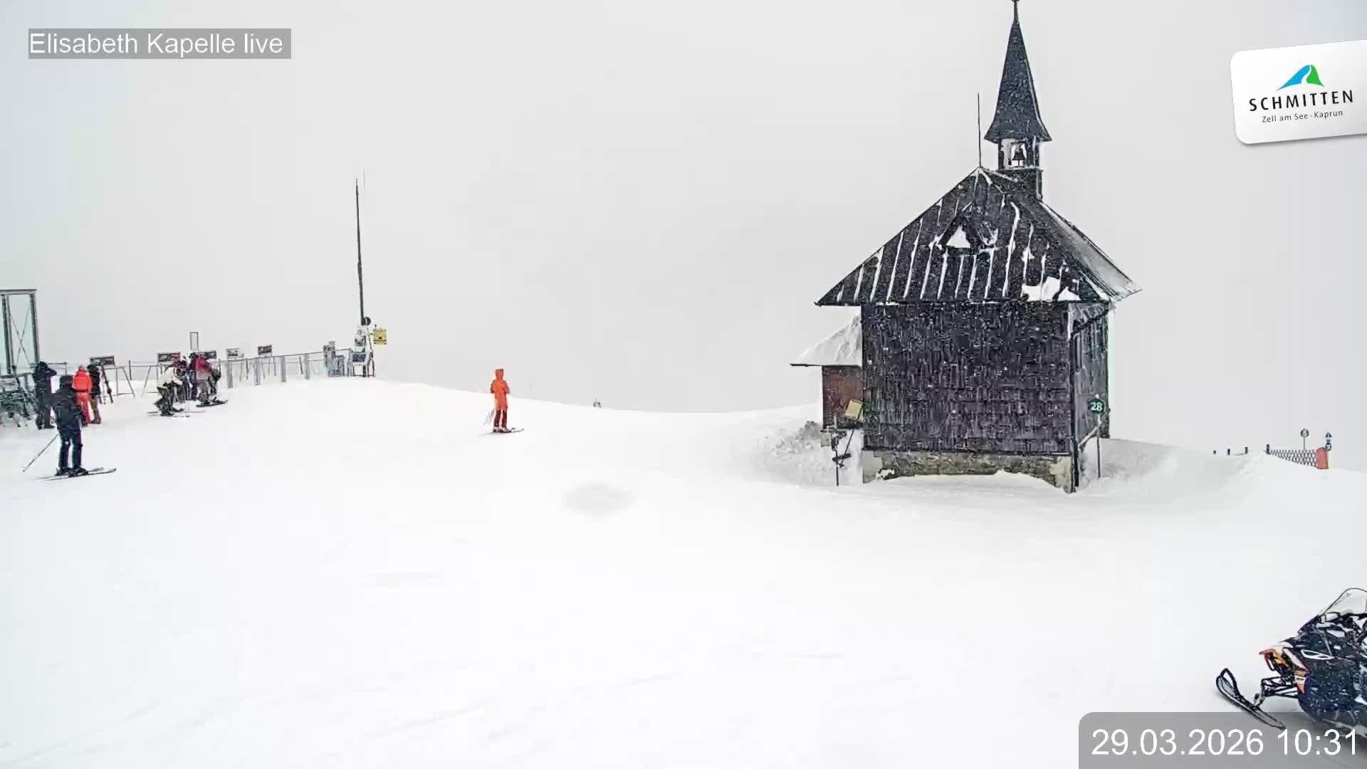 Archived image Webcam View Chapel Schmitten