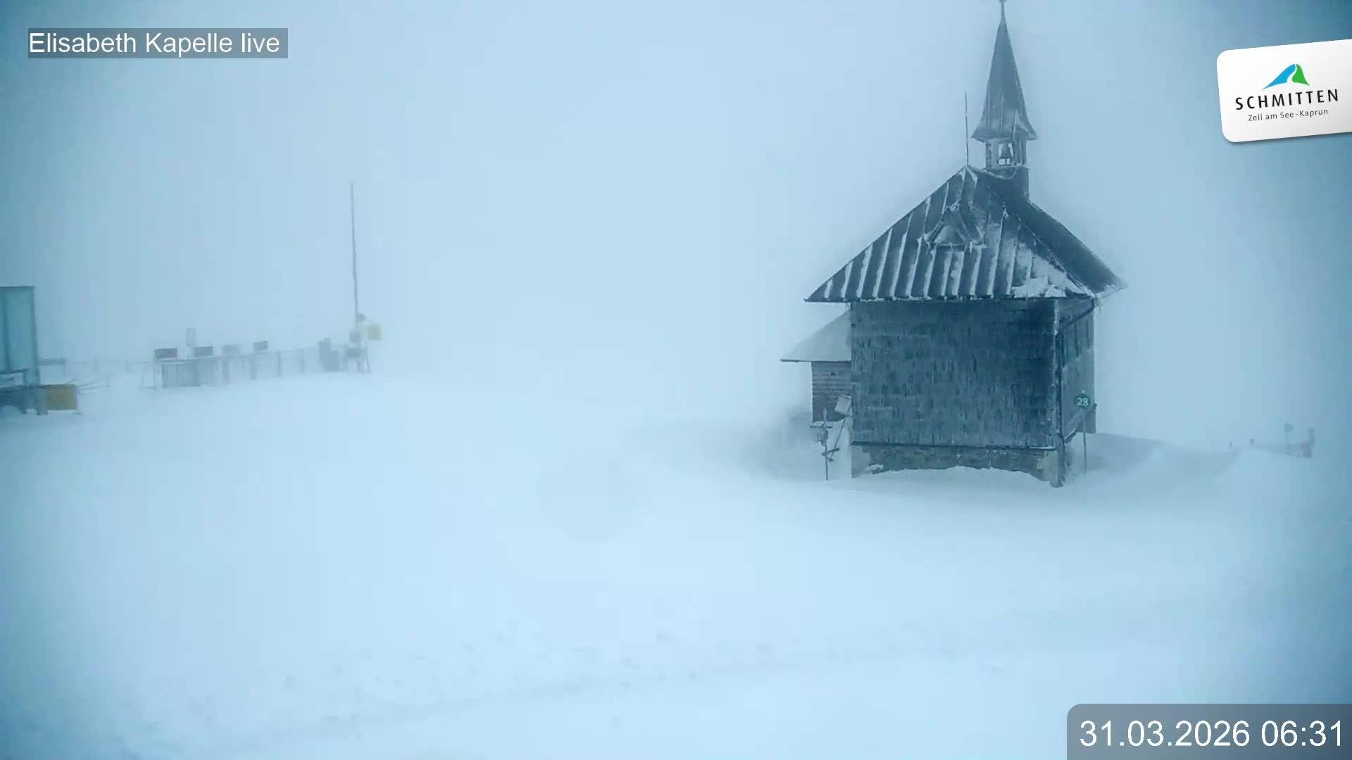 Archived image Webcam View Chapel Schmitten