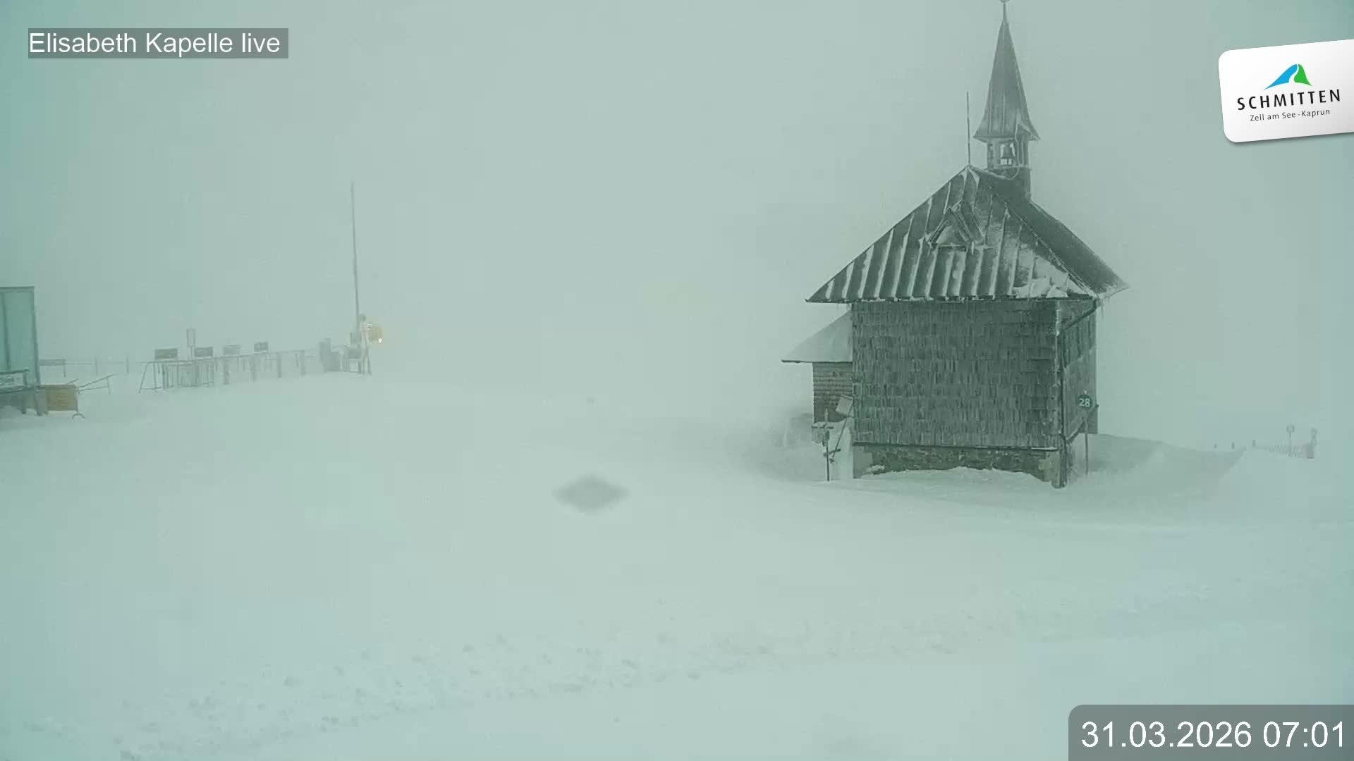 Archived image Webcam View Chapel Schmitten
