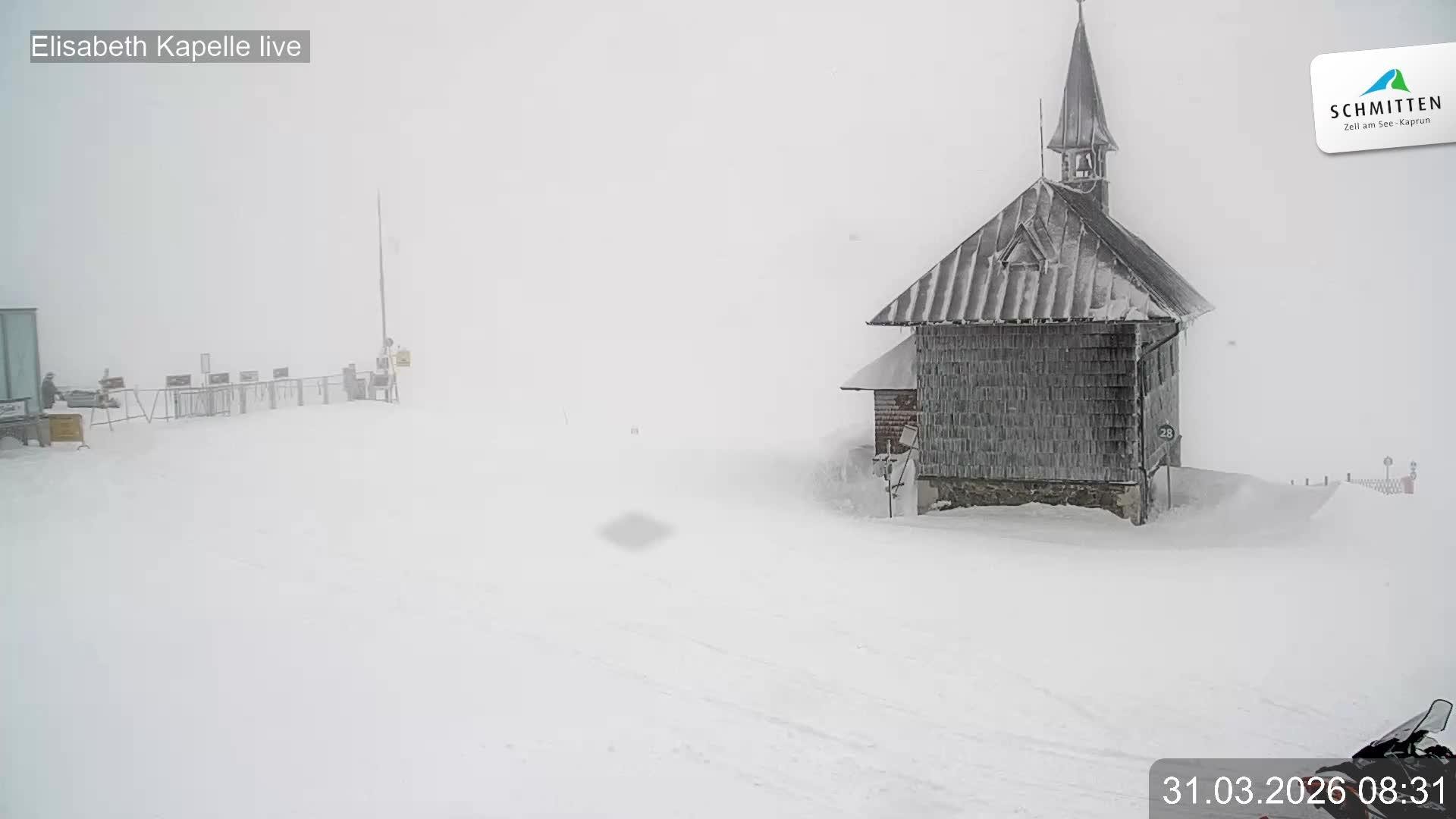 Archived image Webcam View Chapel Schmitten