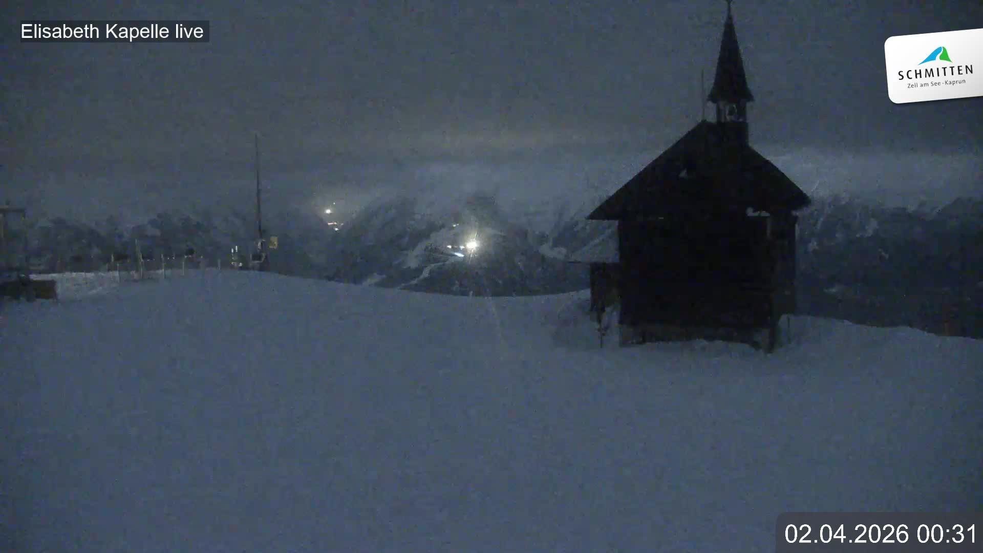 Archived image Webcam View Chapel Schmitten