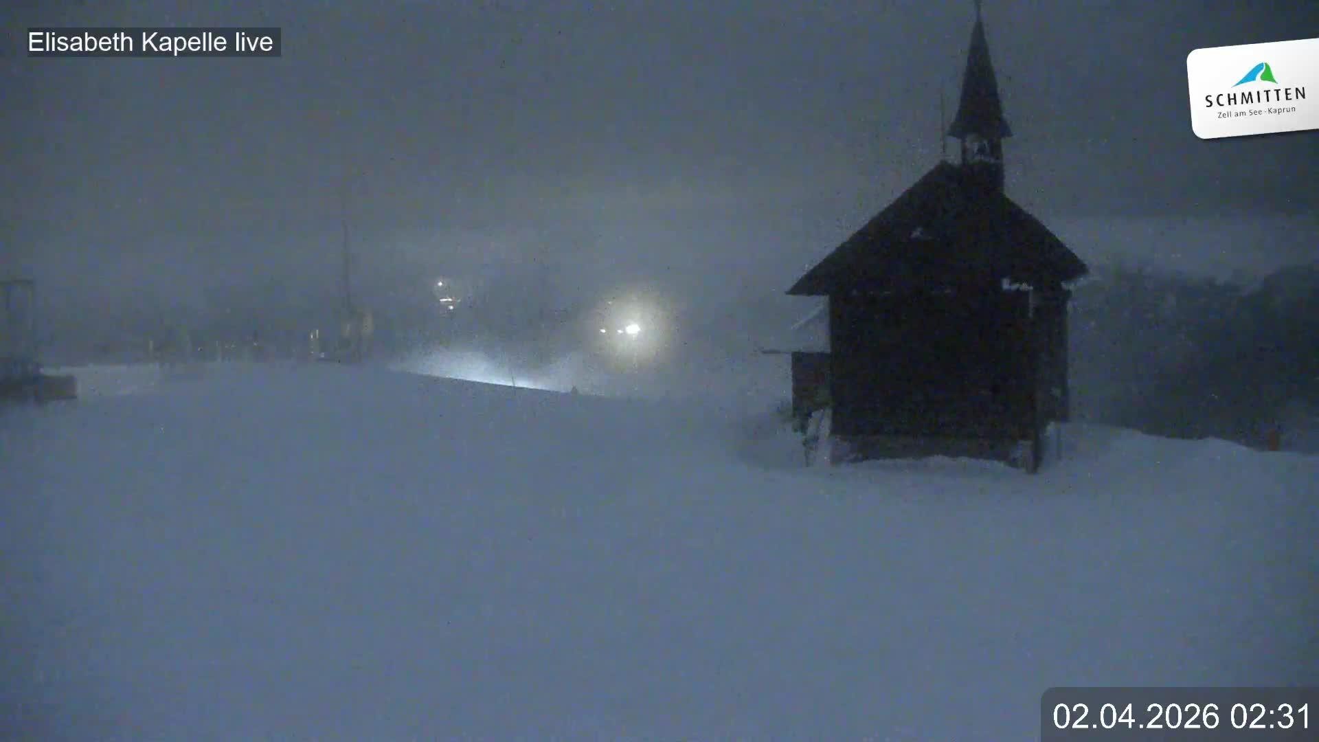 Archived image Webcam View Chapel Schmitten