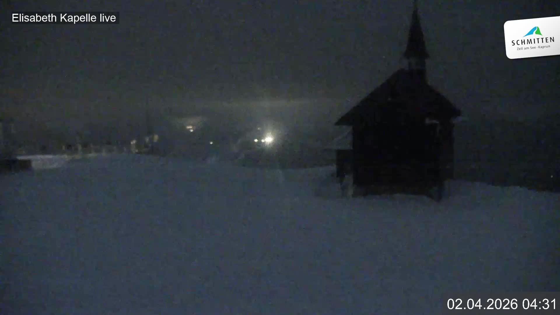 Archived image Webcam View Chapel Schmitten