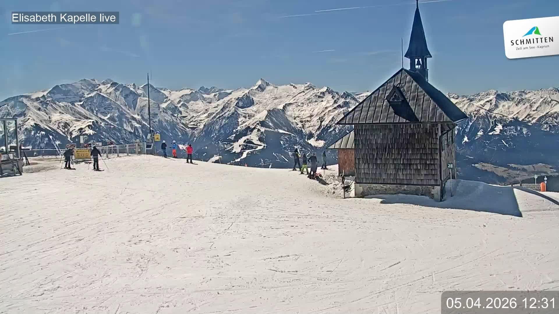 Archiv Foto Webcam Aussicht auf die Schmitten Kapelle