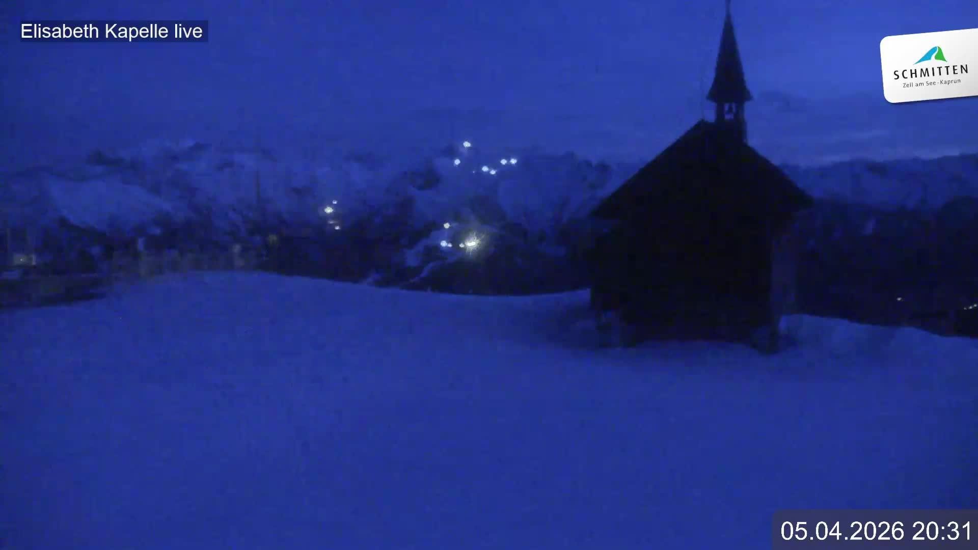 Archiv Foto Webcam Aussicht auf die Schmitten Kapelle