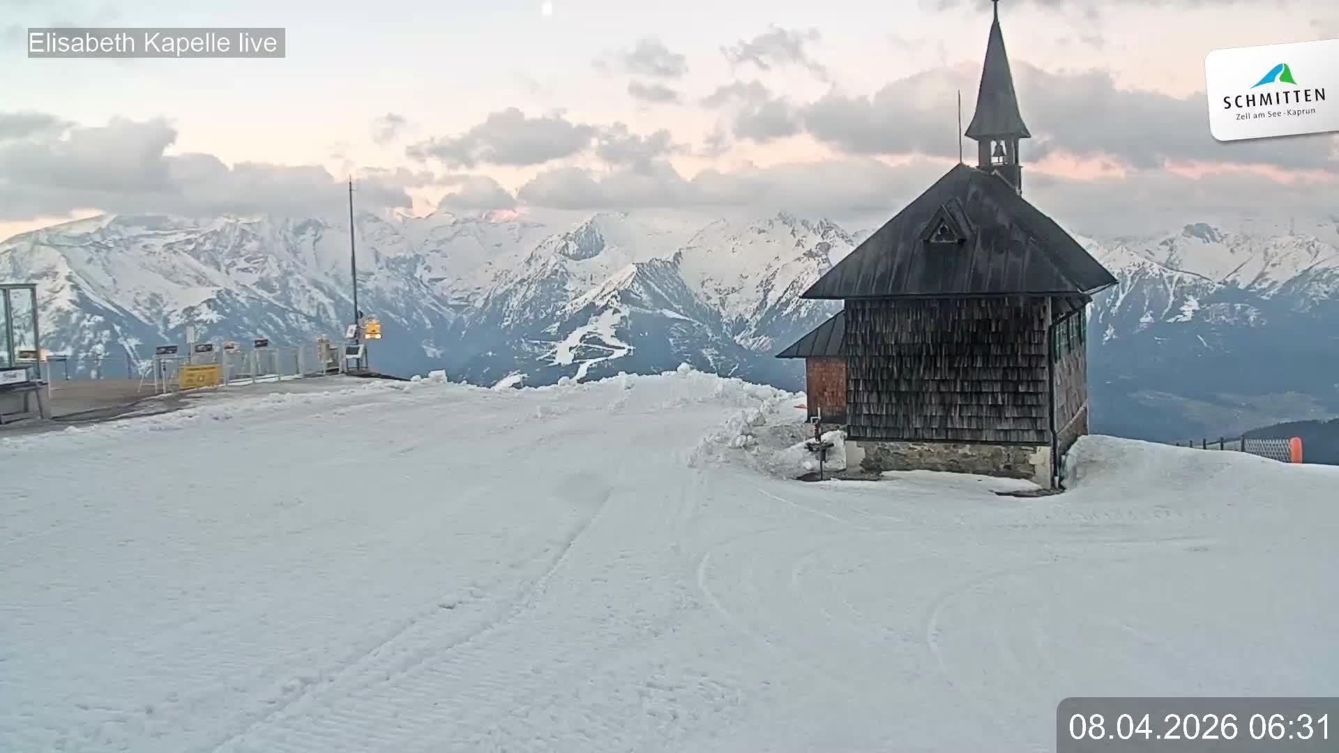 Archiv Foto Webcam Aussicht auf die Schmitten Kapelle