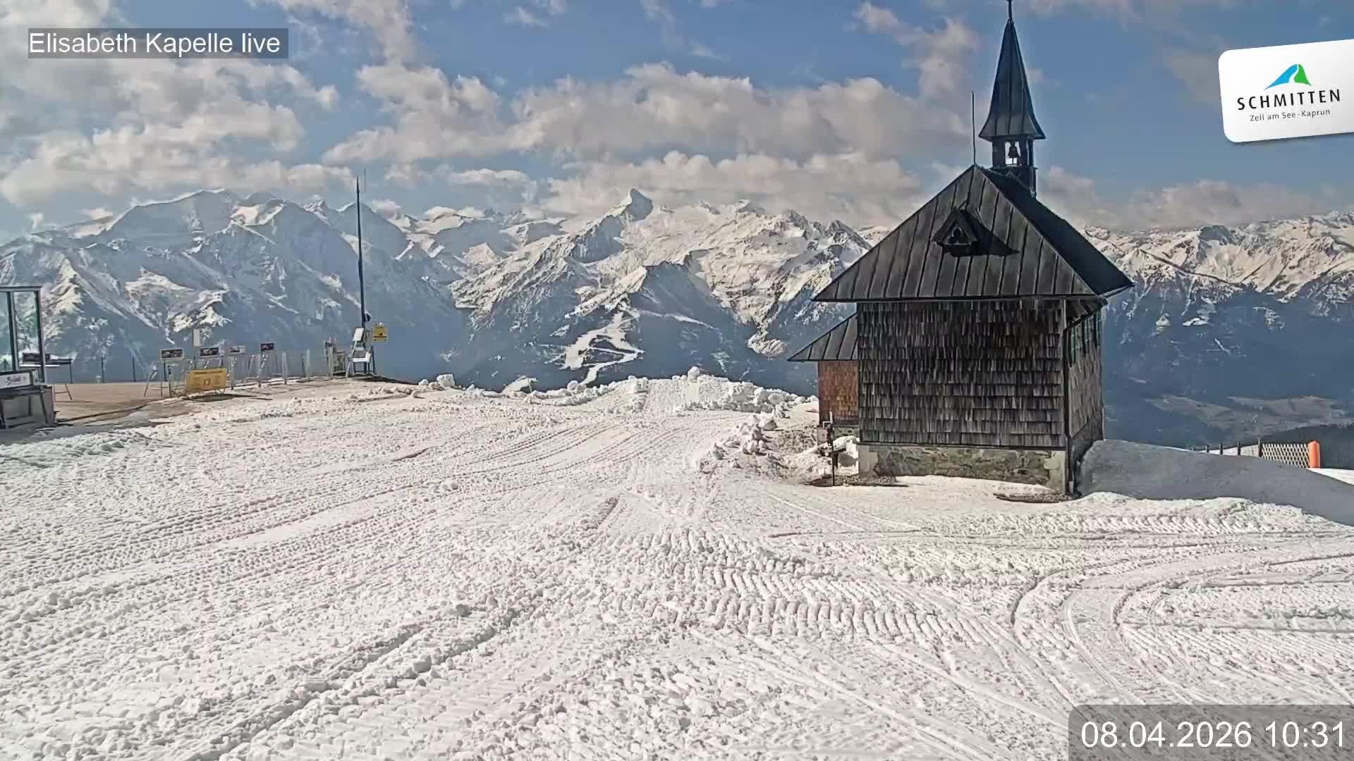 Archiv Foto Webcam Aussicht auf die Schmitten Kapelle