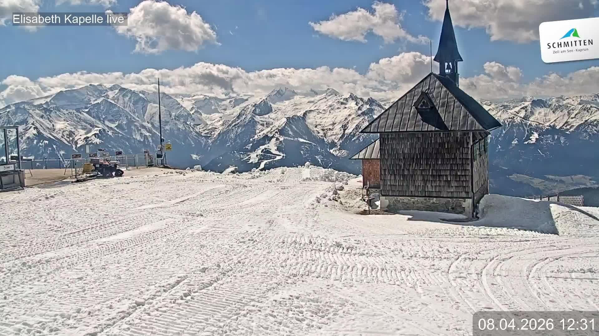 Archiv Foto Webcam Aussicht auf die Schmitten Kapelle
