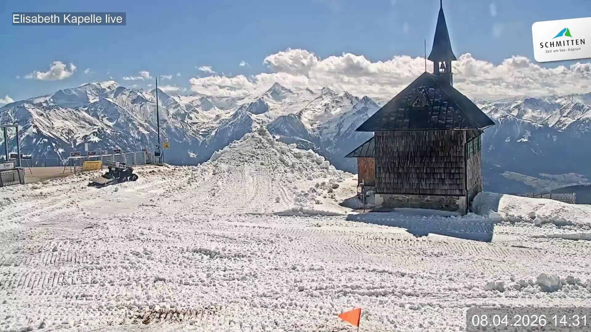Archiv Foto Webcam Aussicht auf die Schmitten Kapelle