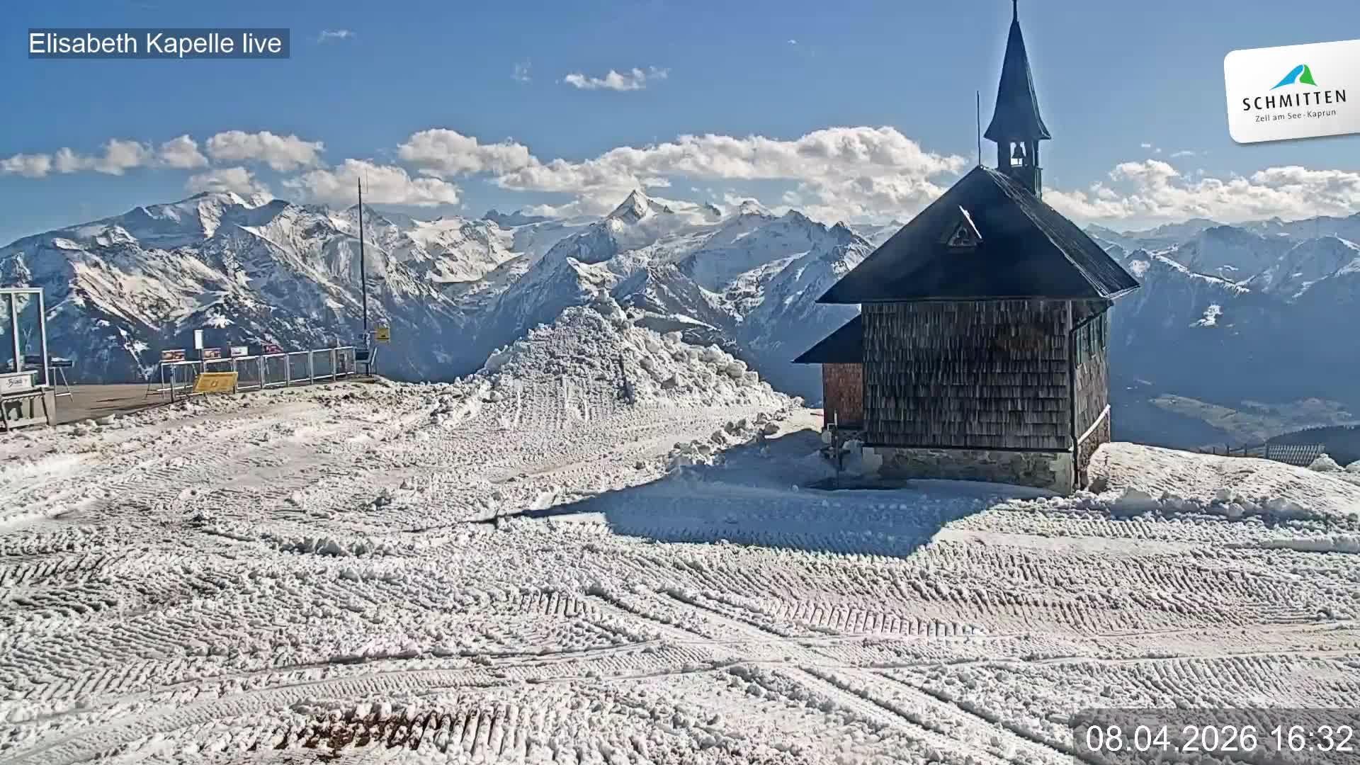 Archiv Foto Webcam Aussicht auf die Schmitten Kapelle