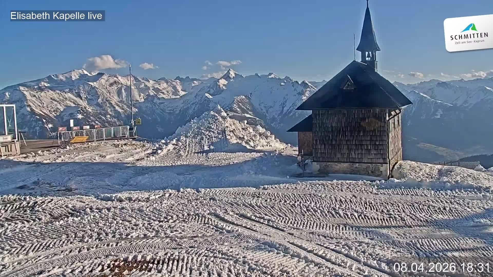 Archiv Foto Webcam Aussicht auf die Schmitten Kapelle