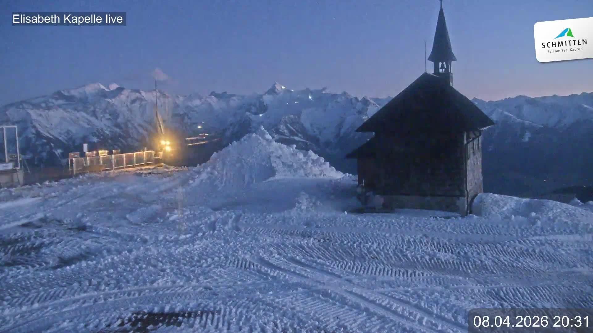 Archived image Webcam View Chapel Schmitten