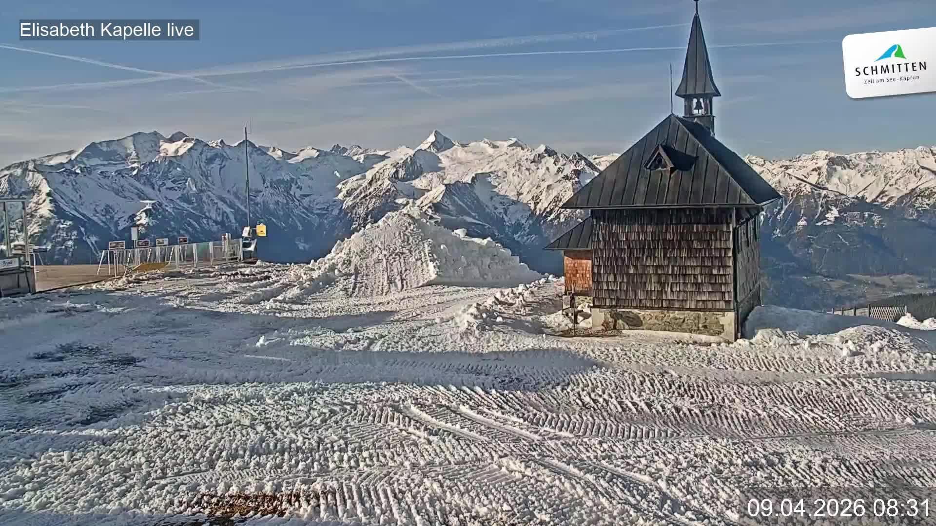 Archiv Foto Webcam Aussicht auf die Schmitten Kapelle
