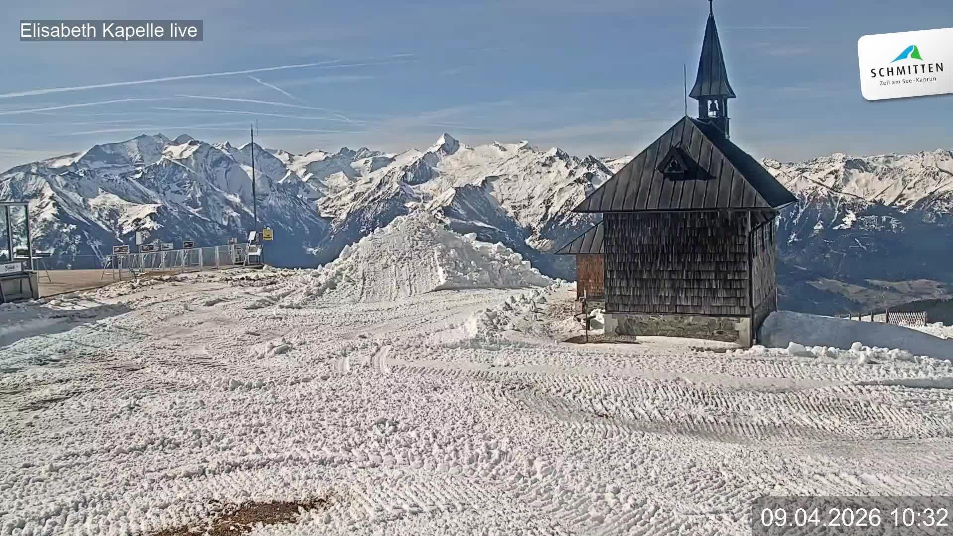 Archiv Foto Webcam Aussicht auf die Schmitten Kapelle
