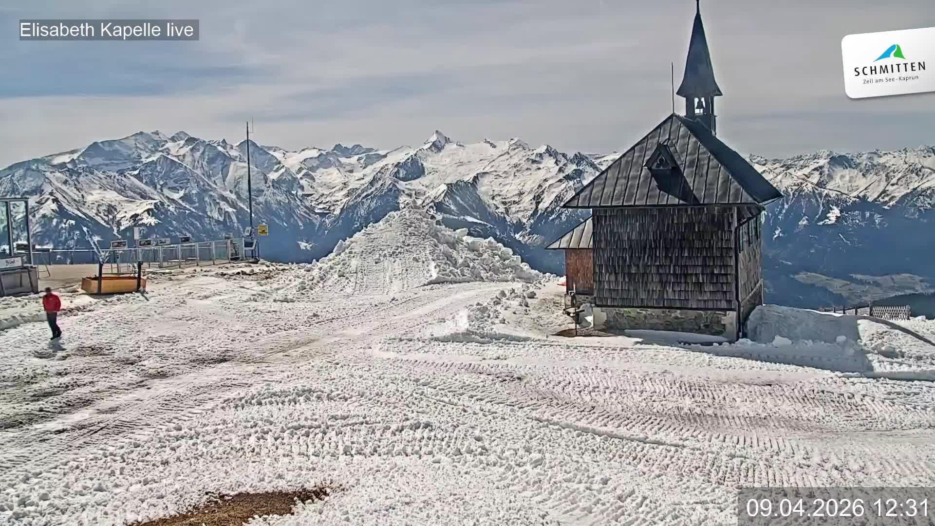 Archiv Foto Webcam Aussicht auf die Schmitten Kapelle