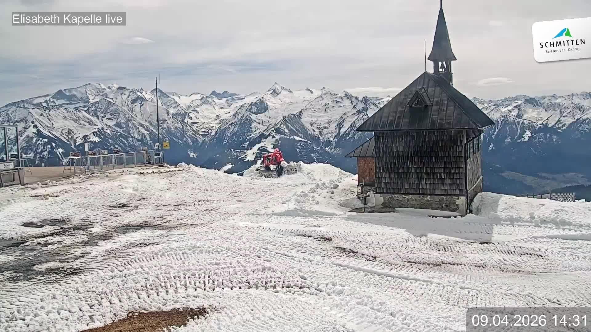 Archiv Foto Webcam Aussicht auf die Schmitten Kapelle